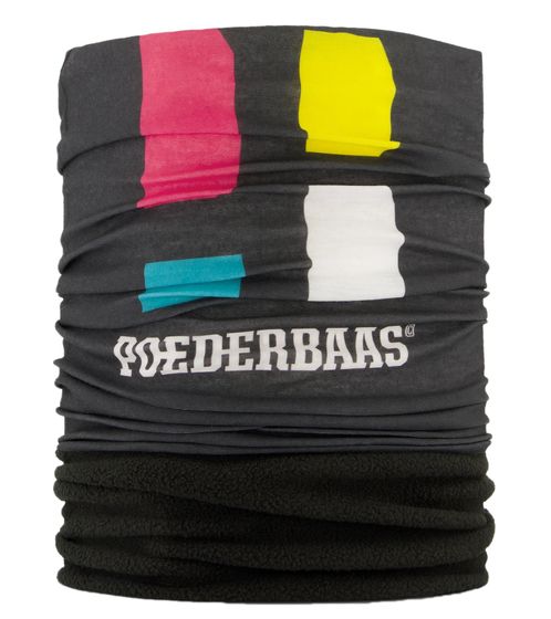 POEDERBAAS calentador de cuello accesorios de invierno con forro polar NWS01 negro