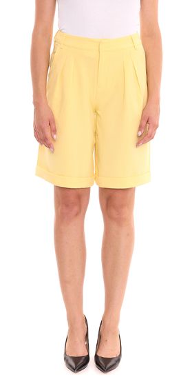 AjC women's suit shorts, elegant shorts, fashion Bermuda wide leg 49801848 yellow