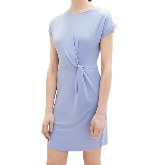 TOM TAILOR mini abito estivo da donna con dettagli nodo 87128036 azzurro