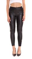 TOM TAILOR POLO TEAM Damen Leggings in Lederoptik Sommer-Hose 81869103 Schwarz/Gold