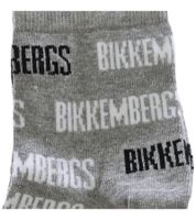 15 paires de chaussettes de tennis pour hommes BIKKEMBERGS avec inscription de la marque bas en coton dans un pack économique blanc/noir/gris/bleu 15 paires de chaussettes de tennis pour hommes BIKKEMBERGS avec inscription de la marque bas en coton dans un pack économique blanc/noir/gris/bleu