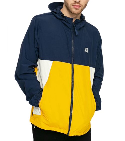 Chaqueta impermeable para hombre ELEMENT KOTO con revestimiento DWR, chaqueta de uso diario S1JKB1 120 azul/amarillo