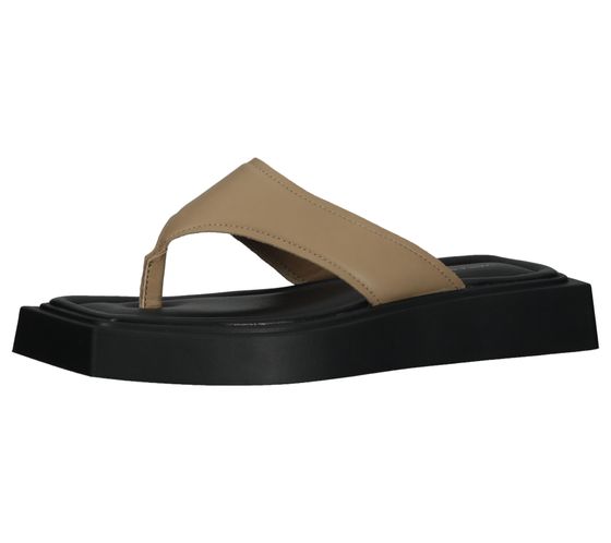 Zapatos de mujer VAGABOND de piel auténtica con separador de dedos, zapatos de verano 5336-201-08 negro/beige