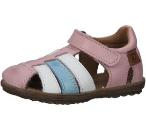 NATURINO See Kinder Echtleder-Sandalen für Mädchen mit Klettverschluss Sommer-Schuhe 0011500724.81.1M08 Rosa/Bunt