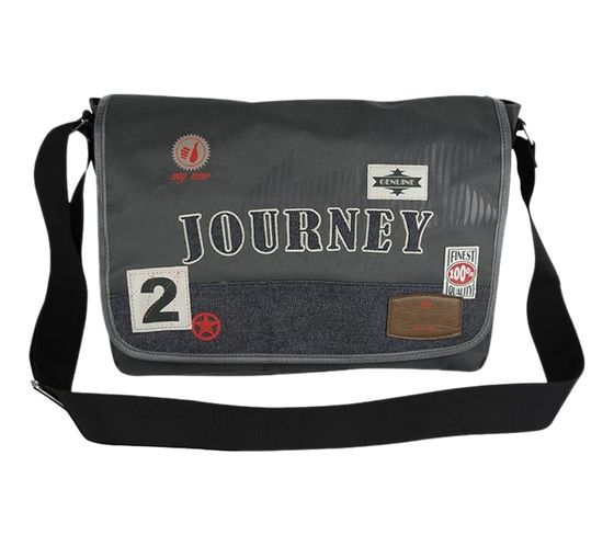 Borsa a tracolla DANIEL RAY JOURNEY borsa per il tempo libero (40 x 30 x 11,5 cm) 16.4687238 Grigio