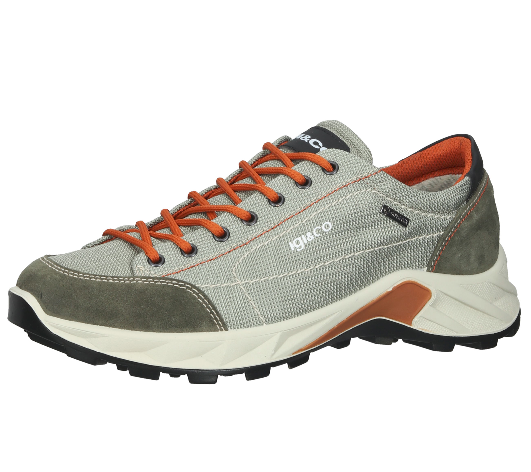 IGI&CO Herren Outdoor-Sneaker mit Memory-Foam und Gore-Tex Made in 