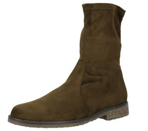 RAPISARDI Damen Stiefelette modische High-Top Boots Made in Italy DW20-C15.2-CM09 Grün