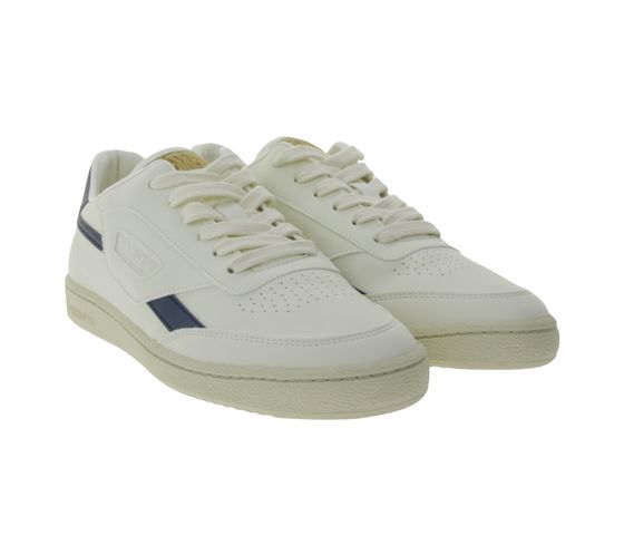SAYE Modelo 89 vegane Low-Top Schuhe Freizeit-Sneaker Alltags-Schuhe M89-04 Weiß/Blau