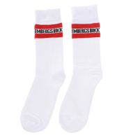 16 paires de chaussettes en coton pour hommes BIKKEMBERGS avec petite inscription de la marque dans un pack économique, bas, chaussettes baskets, blanc/noir/rouge 16 paires de chaussettes en coton pour hommes BIKKEMBERGS avec petite inscription de la marque dans un pack économique, bas, chaussettes baskets, blanc/noir/rouge