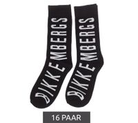 16 paires de chaussettes en coton pour hommes BIKKEMBERGS avec petite inscription de la marque dans un pack économique, bas, chaussettes baskets, blanc/noir/rouge 16 paires de chaussettes en coton pour hommes BIKKEMBERGS avec petite inscription de la marque dans un pack économique, bas, chaussettes baskets, blanc/noir/rouge