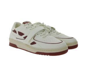 SAYE Modelo 92 sneaker chaussures basses véganes avec logo M92-01 blanc/vin rouge