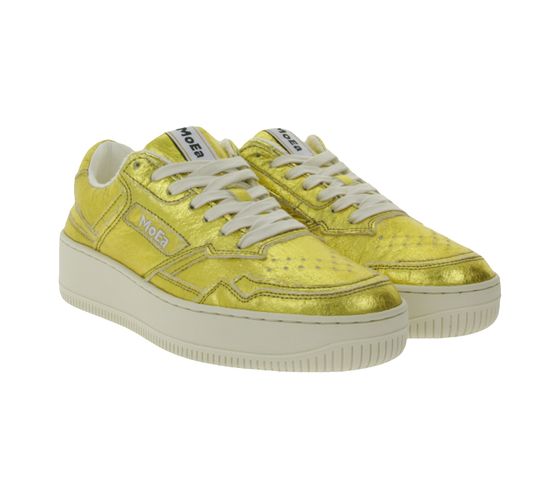 MoEa GEN1 Pineapple zapatillas brillantes de mujer zapatos con cordones sostenibles vegano MOEA-BASGN1-18 dorado