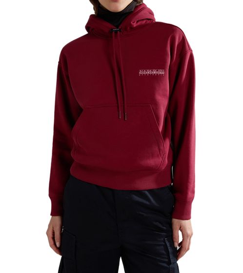 NAPAPIJRI Sudadera con capucha de mujer Rope con bolsillo canguro y capucha NP0A4HRDR541 rojo