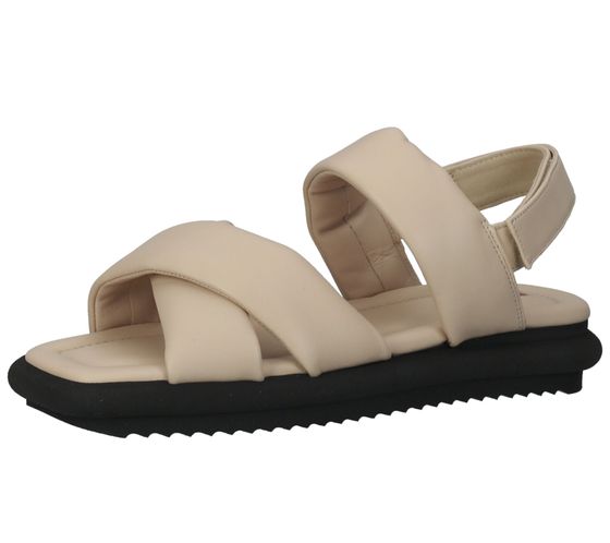 högl Damen Sandalette Echtleder Sommer-Schuhe mit gepolstertem Riemen 3-10 0510 1100 Beige