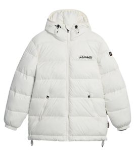 NAPAPIJRI Veste matelassée femme Box Med, veste d'hiver déperlante avec isolation thermique NP0A4HCPN1A1 blanc