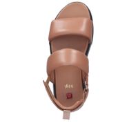 Högl women's sandals, genuine leather summer shoes with padded strap 3-10 2910 2800 brown