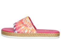 Mules de playa para mujer högl con estampado batik zapatos de verano 3-10 0738 en marrón o rosa