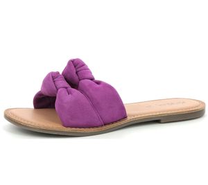 Mules para mujer Kickers Divalto de piel auténtica con correa en diseño de nudo 895080-50 14 Morado