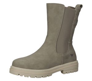 Botines de mujer MUSTANG botas de otoño con plantilla extraíble y cremallera 1398-511-4 beige