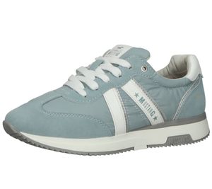 MUSTANG scarpe sneaker stringate da donna con plantare estraibile e memory foam 1418-303-807 blu