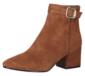 SCAPA women's real leather ankle boots city boots with side zip 1086792-42 brown