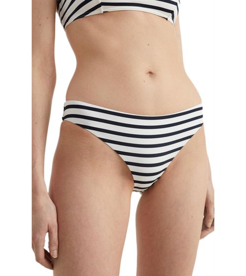 TOMMY HILFIGER culotte de bikini femme avec inscription "Hilfiger" maillot de bain rayé 52958802 blanc/noir