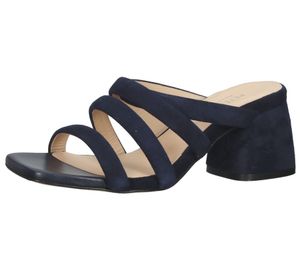 PETER KAISER mules pour femmes sandales en cuir véritable en daim chaussures d'été 08163-104 bleu