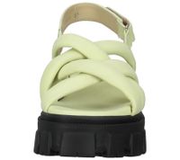 ILC Damen Sandalette Riemchen-Sandalen mit derber Sohle Echtleder C45-8541 -05 Grün