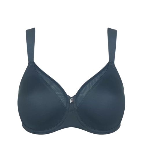 Triumph underwear timeless ladies underwire bra with adjustable straps 76551022 petrol blue