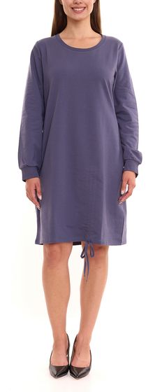 sheego robe chemise pour femme avec volants réglables individuellement robe de soirée grandes tailles 47141556 bleu