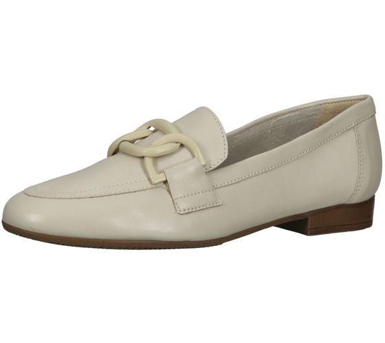 Venturini Milano Damen Echtleder-Slipper Loafer Sommer-Schuhe Schlupf-Schuhe 1096120 Beige