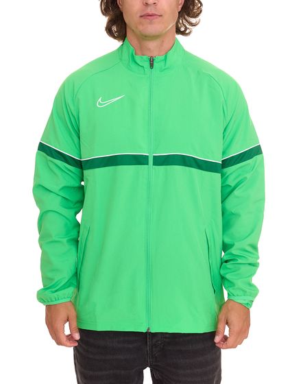 NIKE Academy 21 Herren Trainings-Jacke mit DRY-FIT Technologie Sport-Jacke CW6118-362 Hellgrün/Dunkelgrün