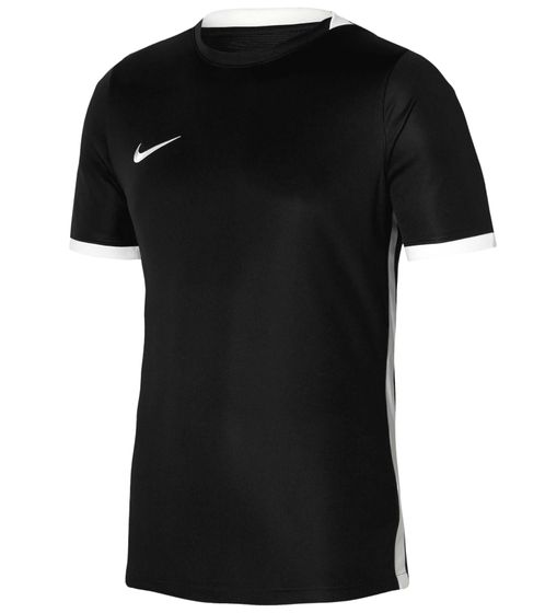 NIKE maglie sportive da uomo con tecnologia DRY-FIT maglia a maniche corte abbigliamento sportivo DH7990-010 nero/bianco