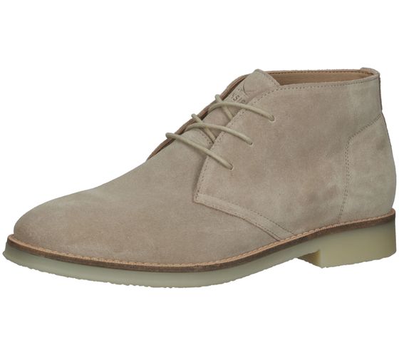 SANISBAR bottines pour hommes, chaussures simples en cuir véritable, bottes à lacets 1096320 beige