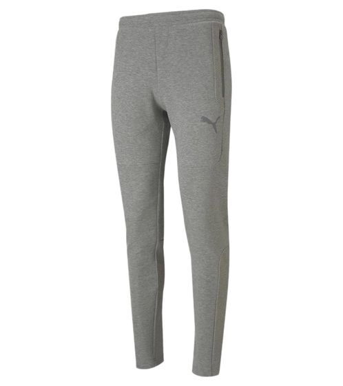 PUMA teamCUP men's sports pants cotton joggers with DRYCELL jogging pants large sizes 656751 33 gray