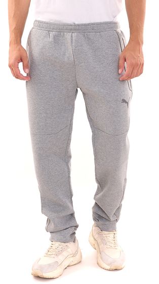 Pantaloni sportivi da uomo PUMA teamCUP pantaloni da jogging in cotone con pantaloni da jogging DRYCELL taglie grandi 656751 33 grigio