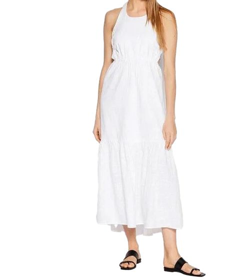 BILLABONG SHORE Vestido de moda para mujer con tirantes Vestido de verano C3DR40 BIP2 10 Blanco