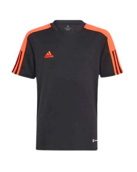 adidas Tiro Essentials children's sustainable cotton shirt football jersey with AEROREADY HM7929 black