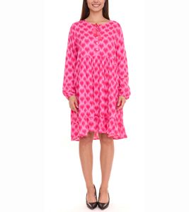 ZWILLINGSHERZ Giorgia Damen Sommer-Kleid Tunika-Kleid mit Herz-Muster 3346-1 Pink ZWILLINGSHERZ Giorgia Damen Sommer-Kleid Tunika-Kleid mit Herz-Muster 3346-1 Pink