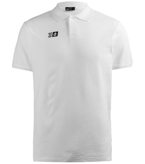 Outfitter OCEAN FABRICS polo de hombre cómoda camisa de verano 1049-OTW-10 blanco