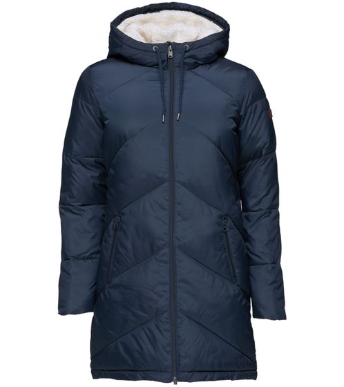 ROXY Storm Damen Kapuzenjacke mit warmen Innenfell Winterjacke ERJJK03496 KVJ0 Dunkelblau