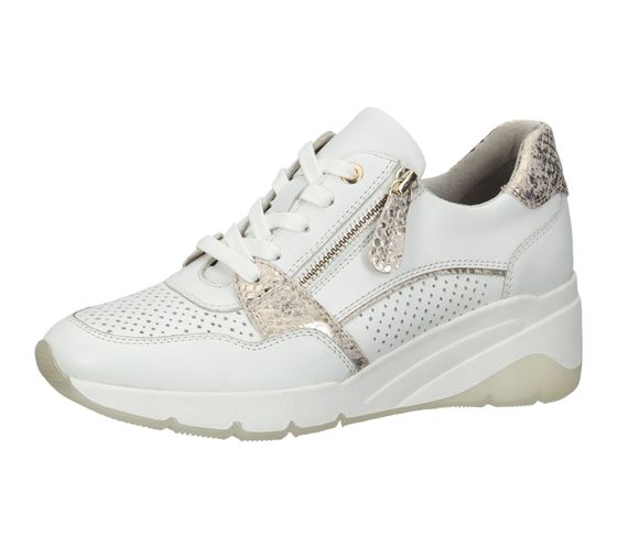 Bama sneakers da donna scarpe in vera pelle scarpe mid-top alla moda 1093900 bianco