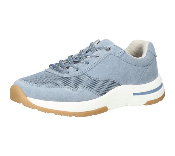 Zapatillas de mujer bama zapatos de cuero genuino zapatos urbanos de moda 1092116 azul claro