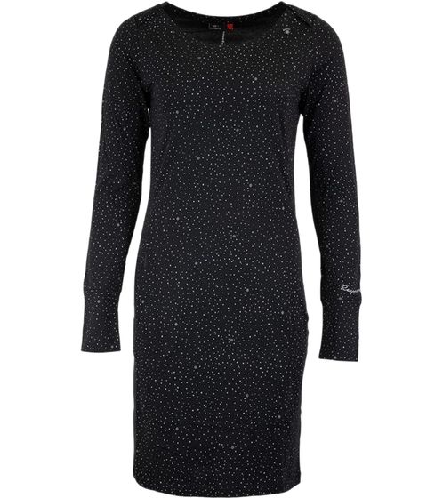 ragwear Vestido casual de mujer River Dots vegano Aprobado por Peta 2231-20007 2028 Azul oscuro