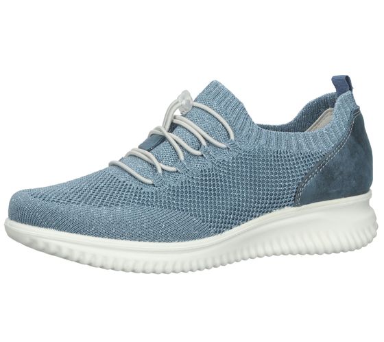 bama Damen Sneaker mit Shock Absorber und herausnehmbarer Einlegesohle Made in Italy 1095307 Blau