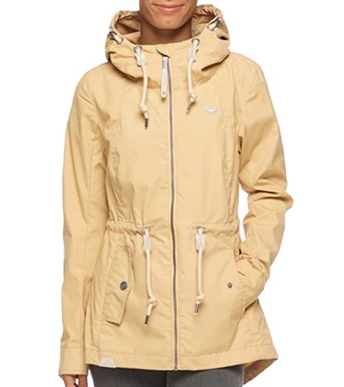 Ragwear MONADIS women's outdoor jacket, sustainable rain jacket 2211-60024 6018 beige