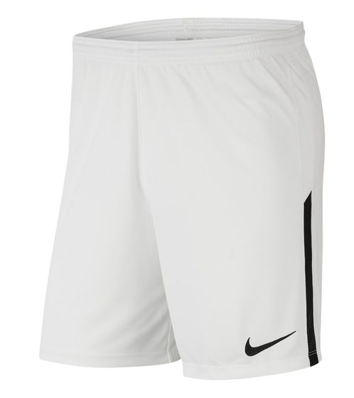 NIKE Ligue Tricot || Short d'entraînement pour hommes avec technologie Dri-FIT pantalon de sport BV6852-100 blanc/noir