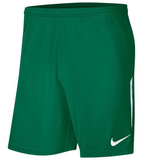 Pantalón corto de entrenamiento para hombre NIKE League Knitt con tecnología Dri-FIT pantalón deportivo BV6852-302 verde/blanco