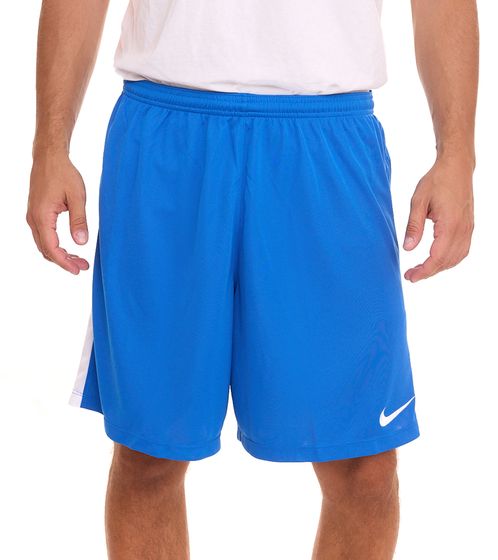 NIKE League Knitt Short d'entraînement pour Homme avec technologie Dri-FIT Pantalon de sport BV6852-463 Bleu_Blanc