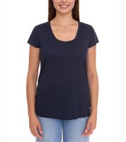 OCEAN SPORTSWEAR Doppelpack Damen Sommer-Shirt Kurzarm-Shirt 14156226 Dunkelblau und Weiß